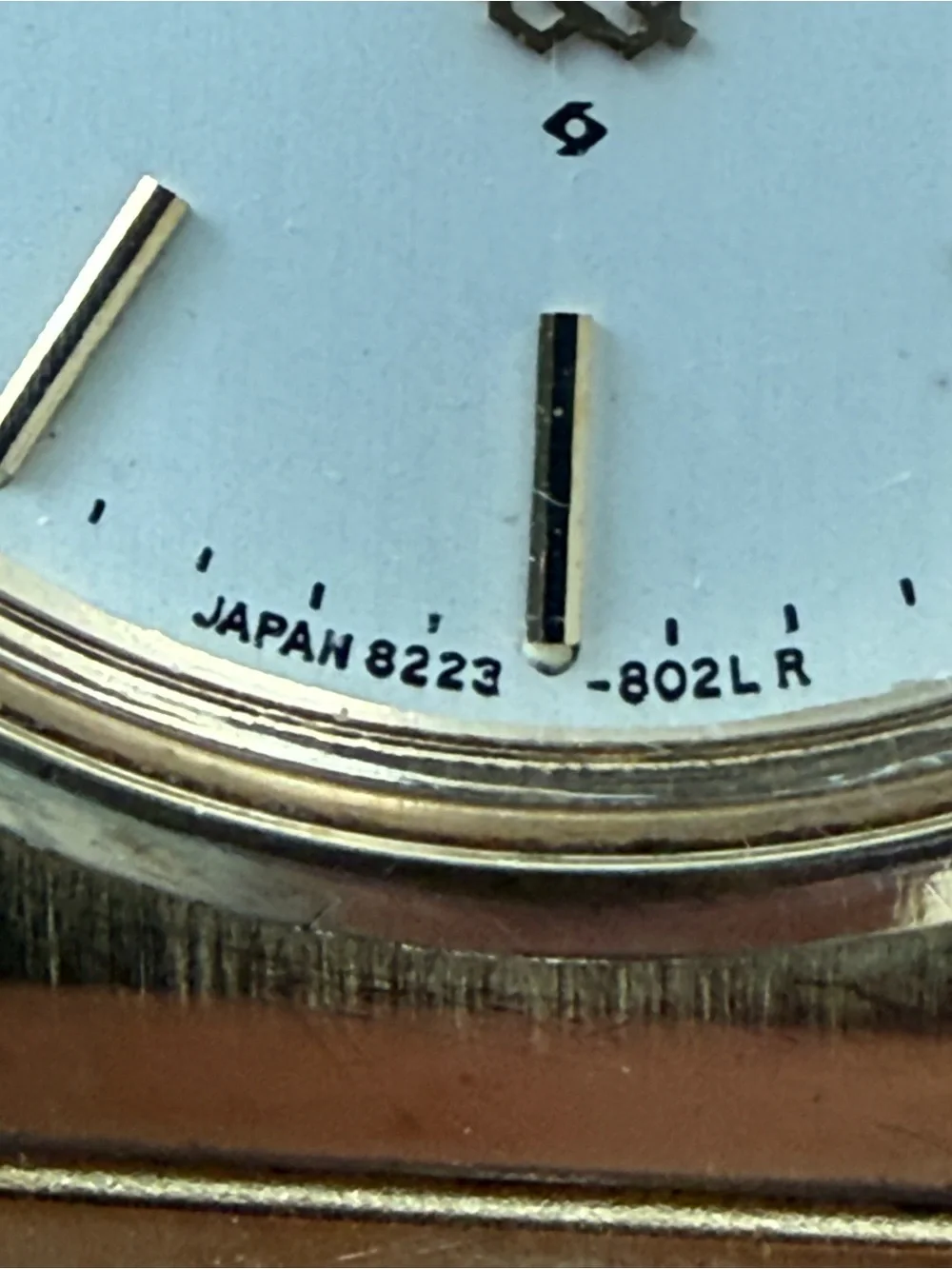 Seiko SQ Vintage Men's Watch Gold Plated Case Bracelet White Dial Date Window